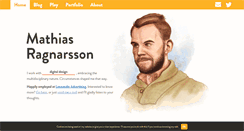 Desktop Screenshot of mathiasragnarsson.com