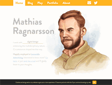 Tablet Screenshot of mathiasragnarsson.com